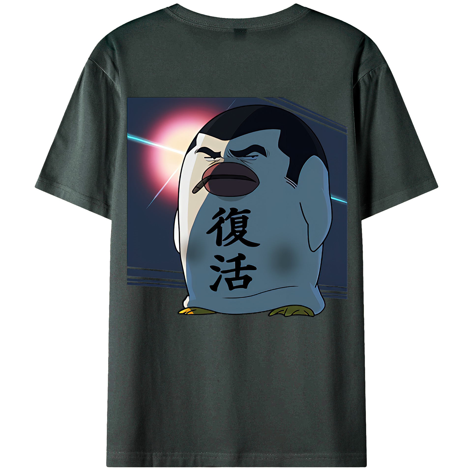 （画像用） ぎんたま 坂田銀時（さかたぎんとき） 神楽 志村新八（しむら しんぱち） GINTAMA Sakata Gintoki Kagura Shimura Shinpachi 綿100％ メンズ半袖Tシャツ（バックプリント） 通気性